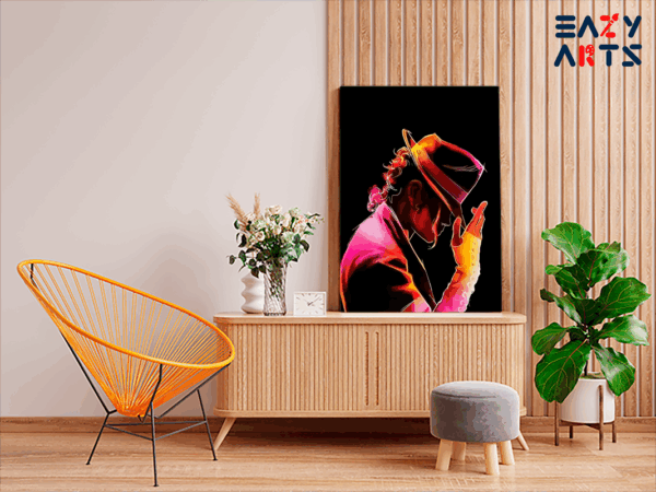 Michael Jackson Posing Paint By Numbers kit - Image 2