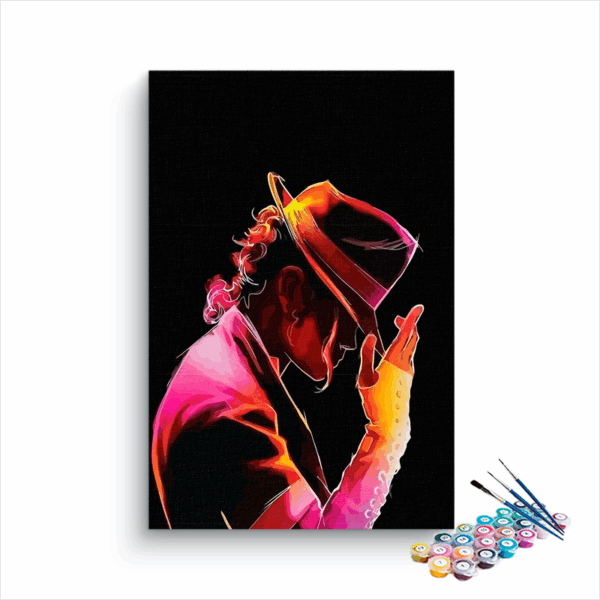 Michael Jackson Posing Paint By Numbers kit