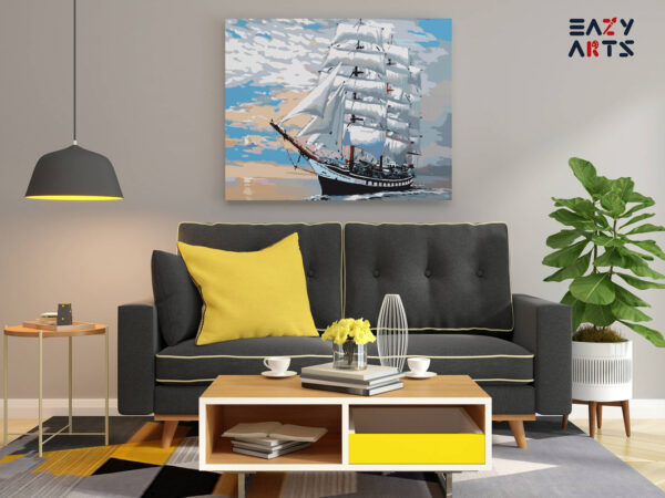 Pirate Ship Paint By Numbers kit - Image 2