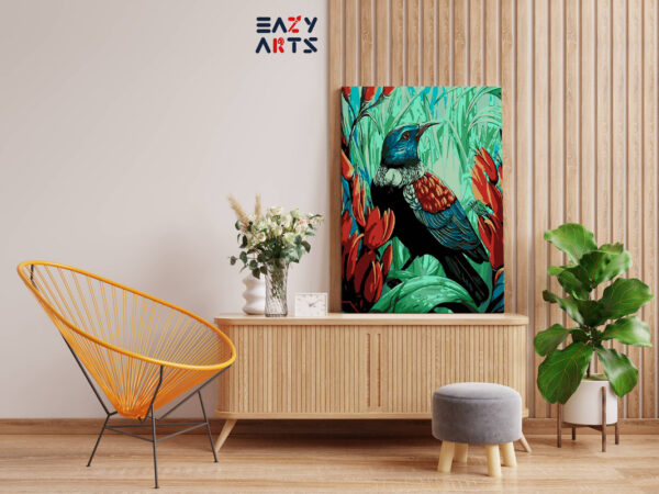 Bird Closeup DIY Paint by Numbers Kit - Image 2