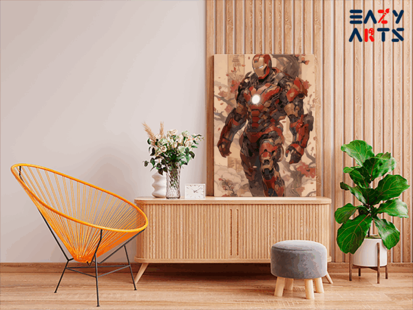 Iron Man Samurai Armor Paint by Numbers Kit - Image 2