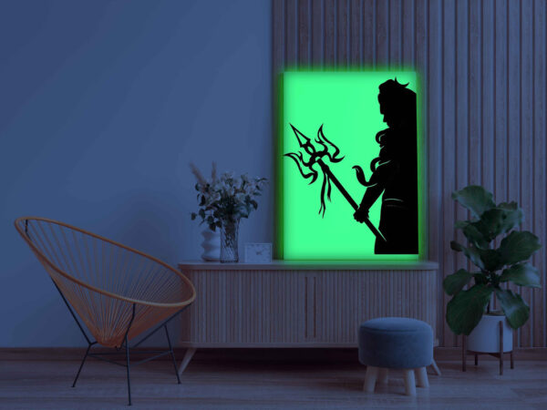 Mahadev with Trishul Paint Kit – Divine Glow in the Dark Canvas | Eazy Arts - Image 3
