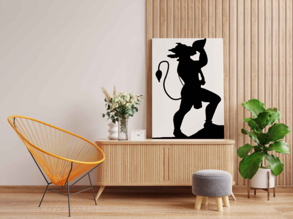 Lord Hanuman Blowing Shankh Painting Kit – Glow in the Dark Divine Warrior Art | Eazy Arts - Image 2