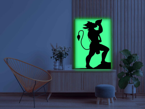 Lord Hanuman Blowing Shankh Painting Kit – Glow in the Dark Divine Warrior Art | Eazy Arts - Image 3