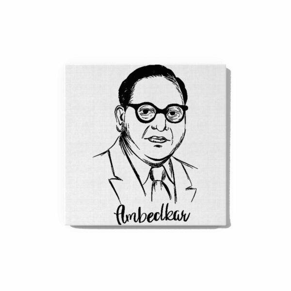 Dr. B.R. Ambedkar Sketch Glow in the Dark Painting Kit – DIY Constitution Maker Portrait | Eazy Arts
