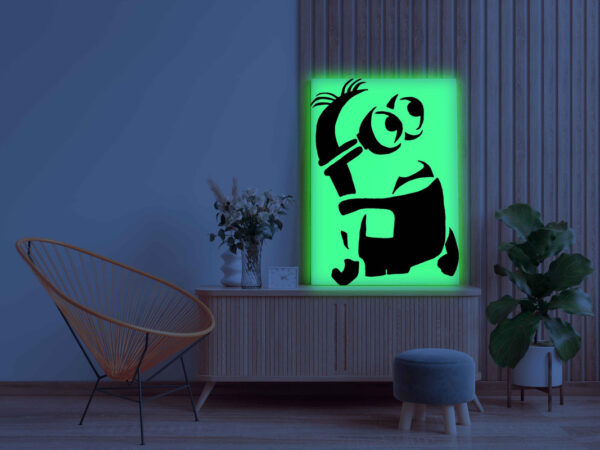 Minion Glow in the Dark Painting Kit – Fun DIY Canvas Art for Kids | Eazy Arts - Image 3