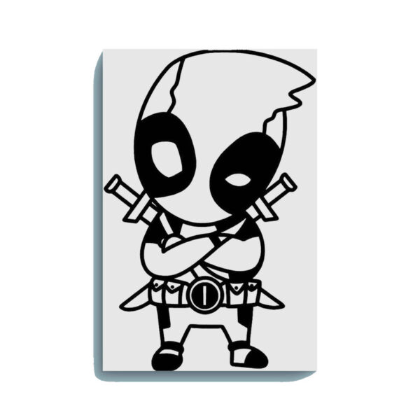 Baby Deadpool Glow in the Dark Painting Kit – DIY Superhero Cartoon Art for Kids & Fans | Eazy Arts