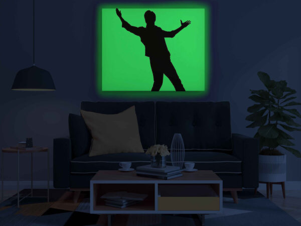 Shah Rukh Khan Signature Pose Glow in the Dark DIY Painting Kit – Iconic Bollywood Fan Art | Paint Set by Eazy Arts - Image 3